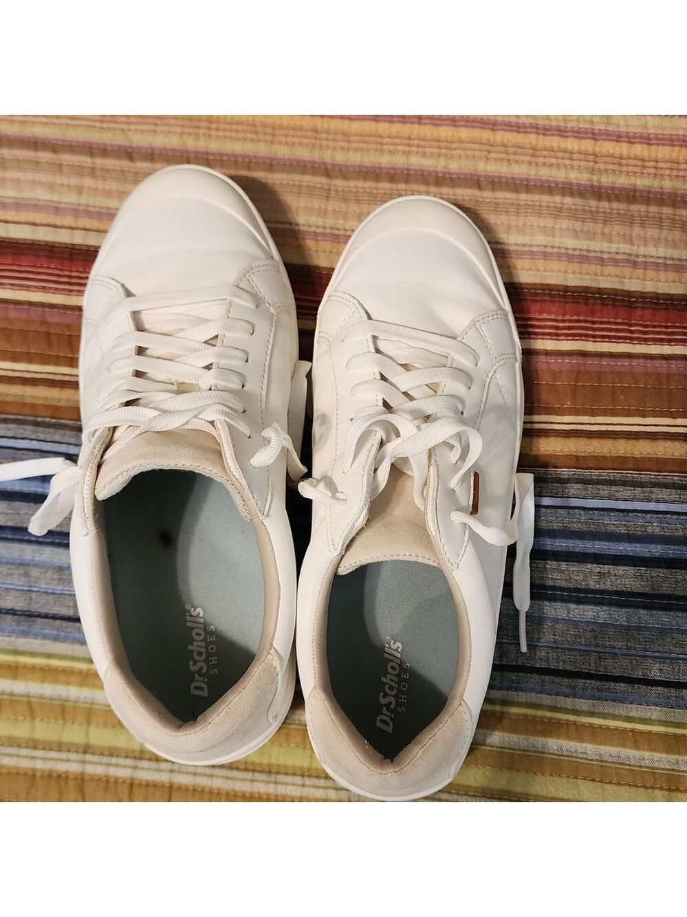 White Low-Top Sneakers - Picture 6 of 11